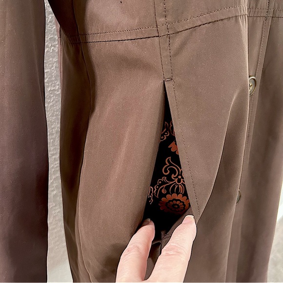 Cutter & Buck CB Weathertec Lightweight lined Trench Coat - Picture 5 of 11